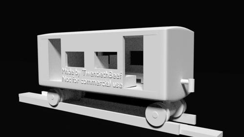 3D printable BR-01 small passenger coach set preview image